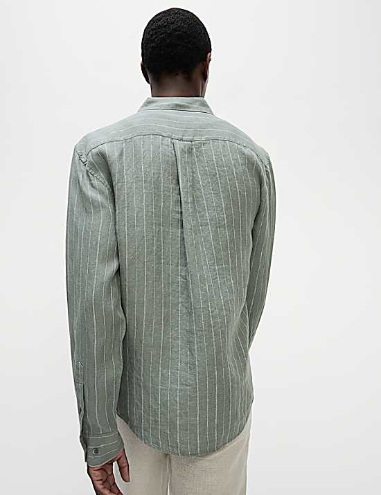 Tailored Striped Longline Waistcoat