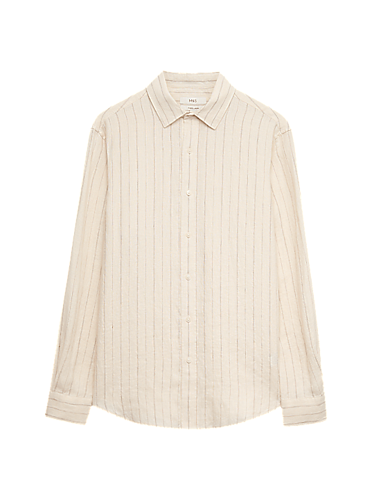 Tailored Striped Longline Waistcoat