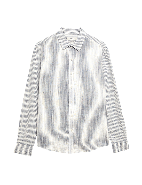 Tailored Striped Longline Waistcoat