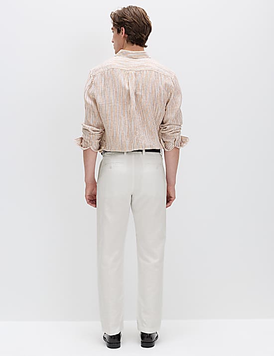 Tailored Striped Longline Waistcoat