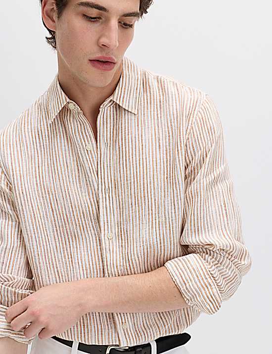 Tailored Striped Longline Waistcoat