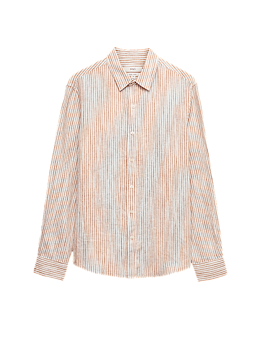 Tailored Striped Longline Waistcoat