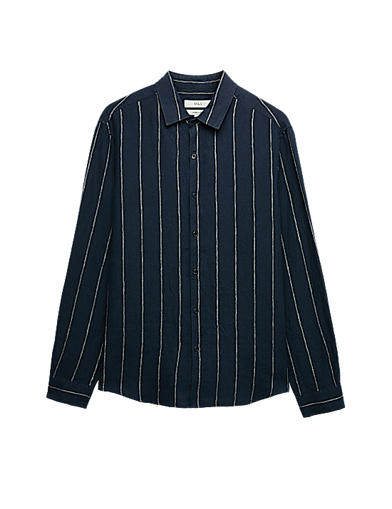 Tailored Striped Longline Waistcoat