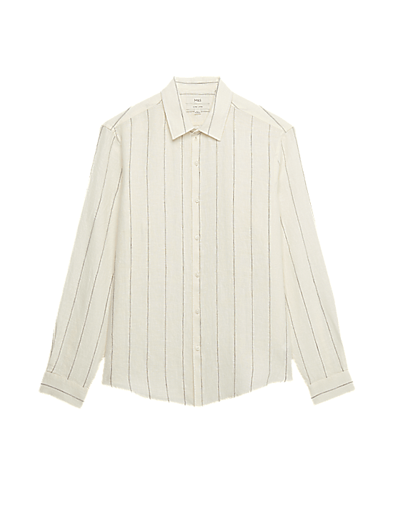 Tailored Striped Longline Waistcoat