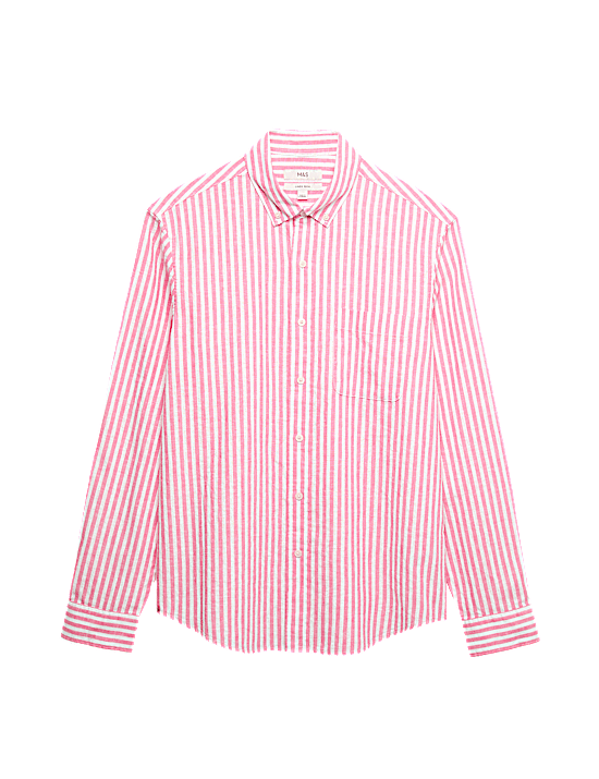 Tailored Striped Longline Waistcoat