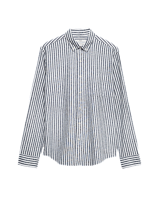 Tailored Striped Longline Waistcoat