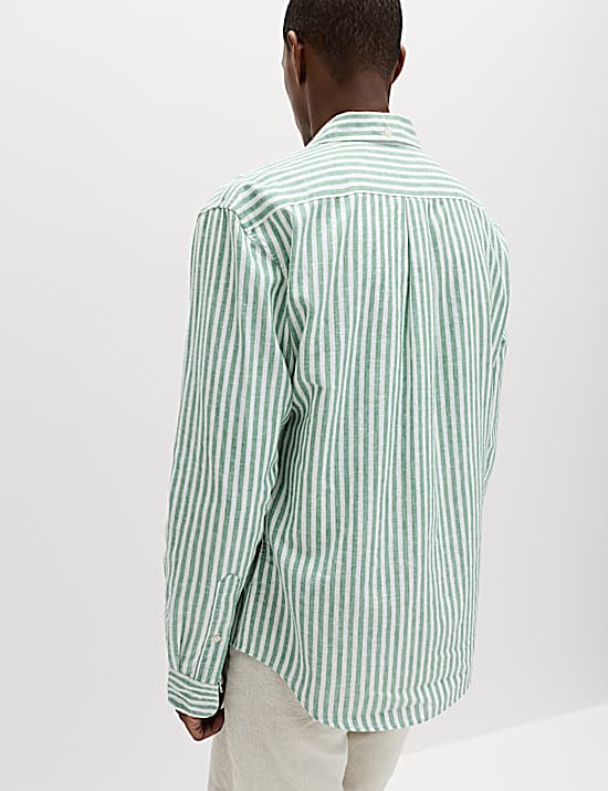 Tailored Striped Longline Waistcoat