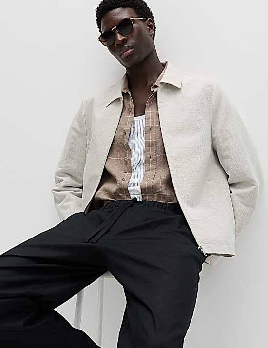 Tailored Striped Longline Waistcoat