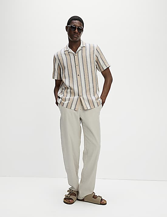Tailored Striped Longline Waistcoat