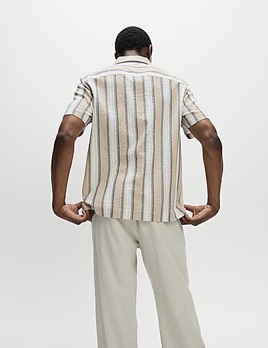 Tailored Striped Longline Waistcoat