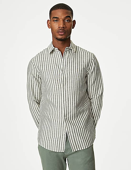 Tailored Striped Longline Waistcoat