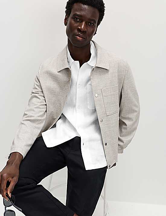 Tailored Striped Longline Waistcoat