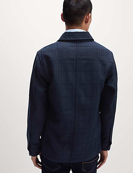 Tailored Striped Longline Waistcoat