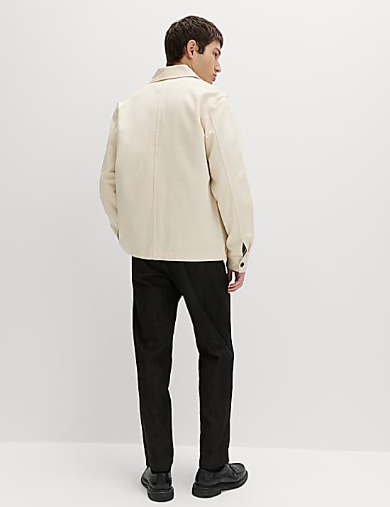 Tailored Striped Longline Waistcoat