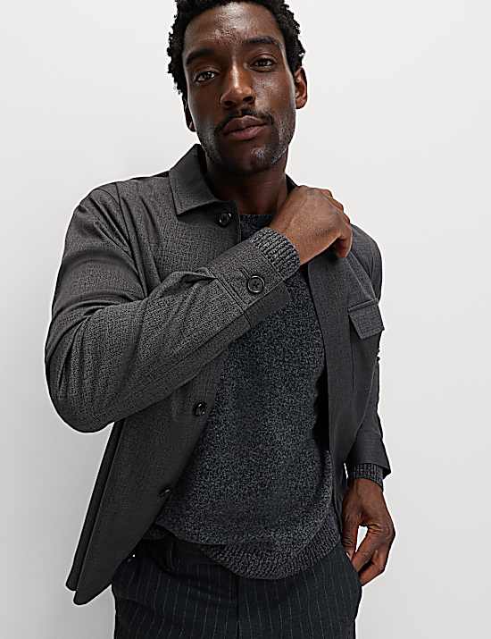 Tailored Striped Longline Waistcoat