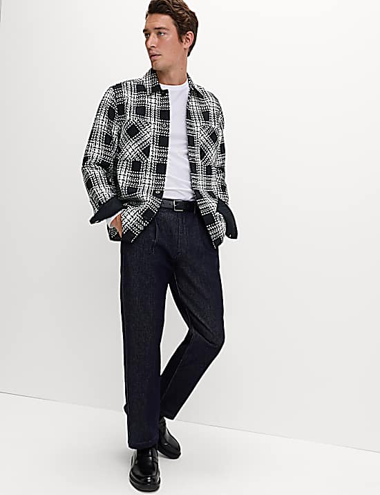 Tailored Striped Longline Waistcoat