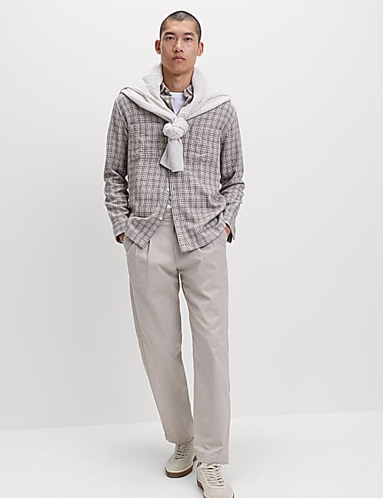 Tailored Striped Longline Waistcoat