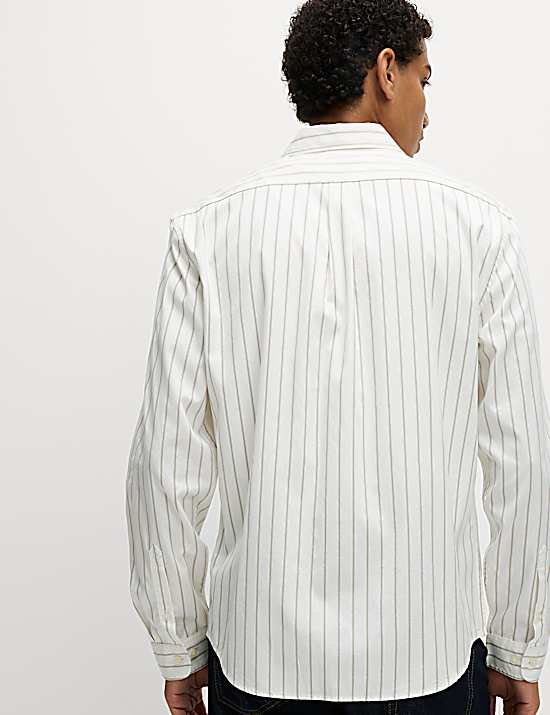 Tailored Striped Longline Waistcoat