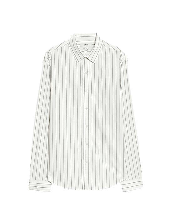 Tailored Striped Longline Waistcoat