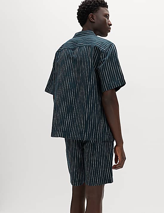 Tailored Striped Longline Waistcoat