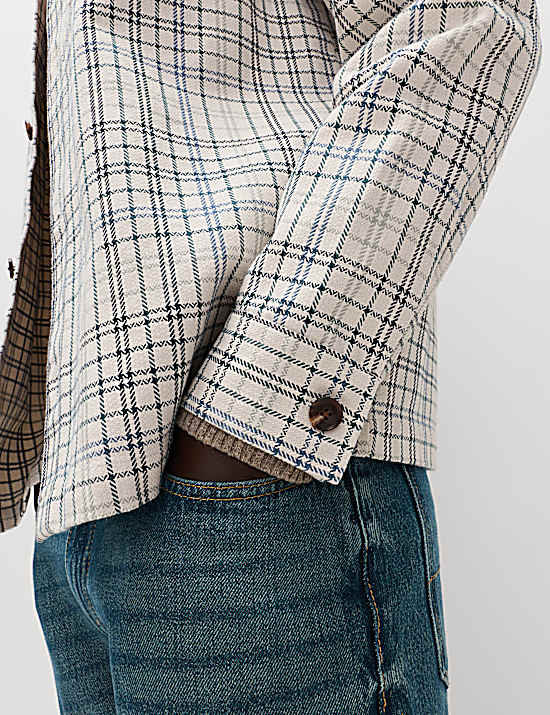 Tailored Striped Longline Waistcoat