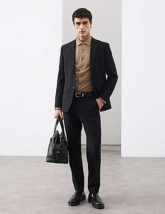 Tailored Striped Longline Waistcoat