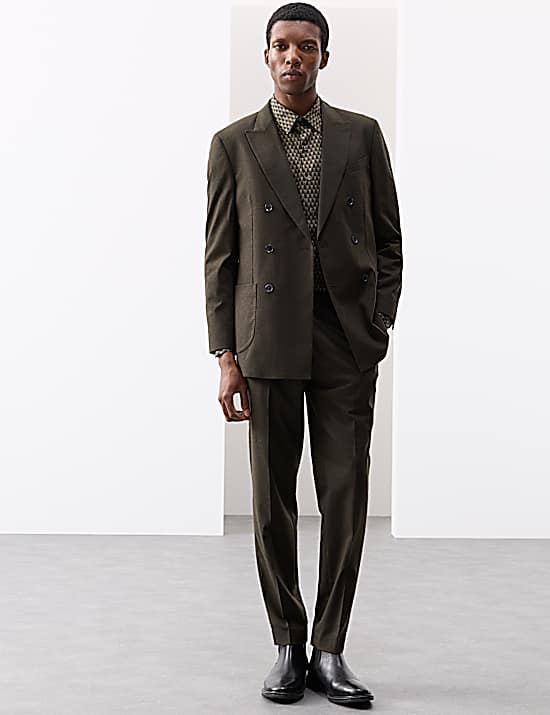 Tailored Striped Longline Waistcoat