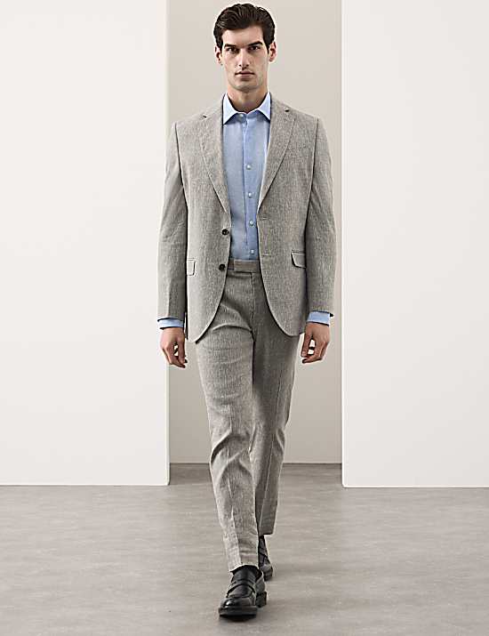 Tailored Striped Longline Waistcoat