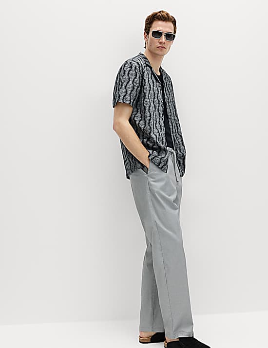 Tailored Striped Longline Waistcoat