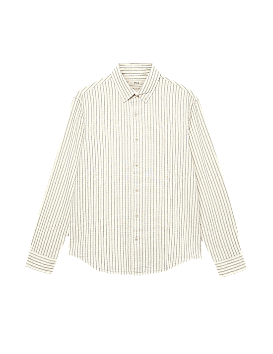 Tailored Striped Longline Waistcoat