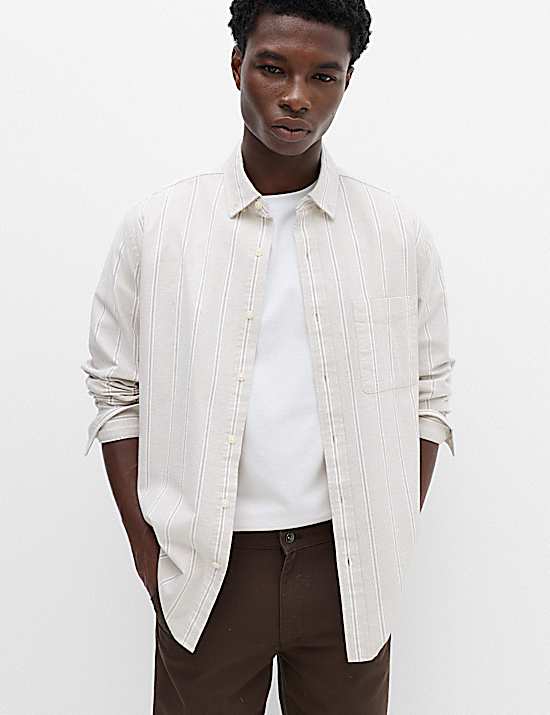 Tailored Striped Longline Waistcoat