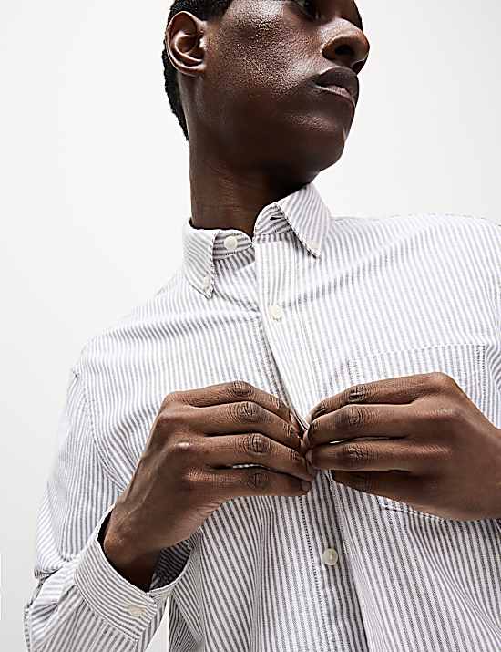 Tailored Striped Longline Waistcoat