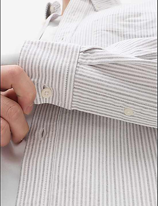 Tailored Striped Longline Waistcoat