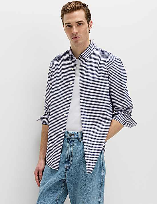 Tailored Striped Longline Waistcoat
