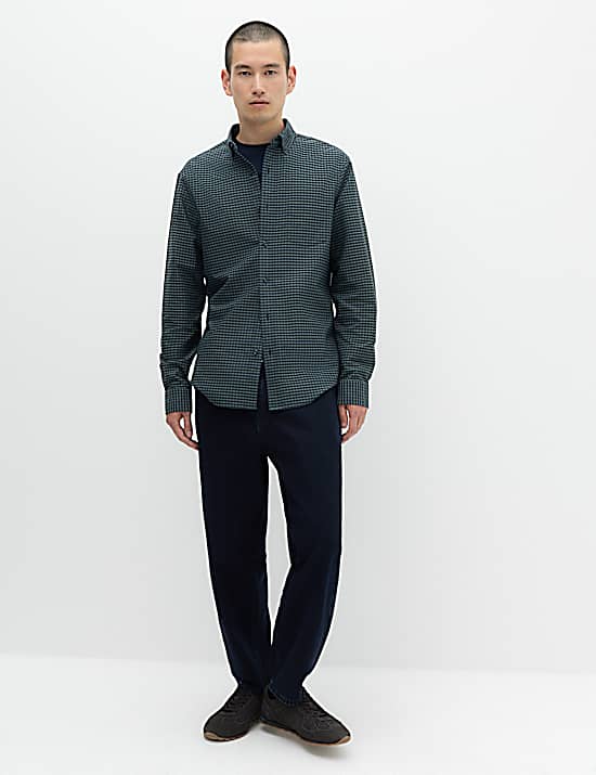 Tailored Striped Longline Waistcoat