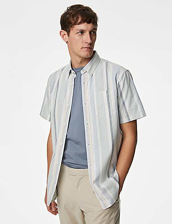 Tailored Striped Longline Waistcoat