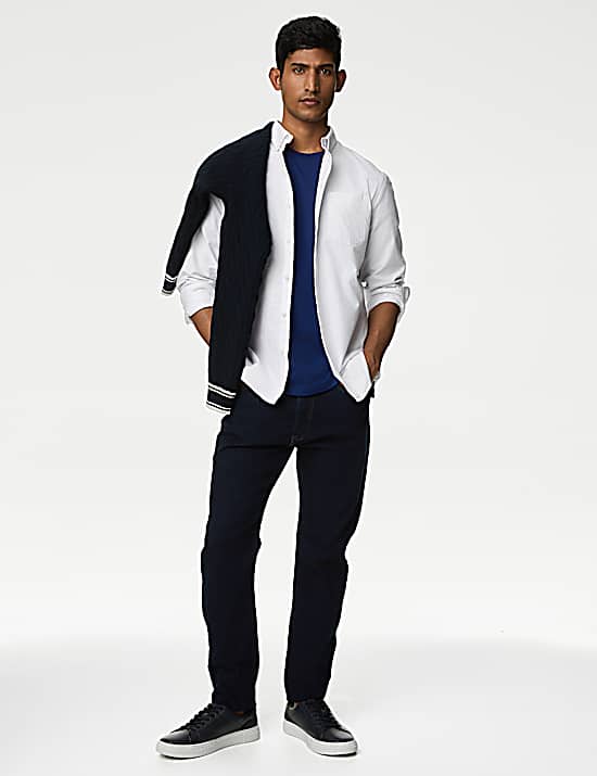 Tailored Striped Longline Waistcoat