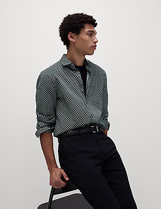 Tailored Striped Longline Waistcoat