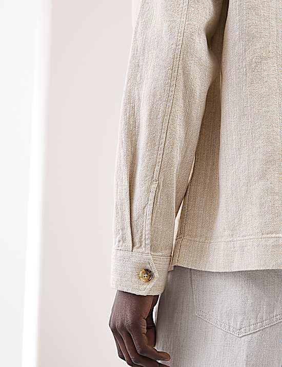 Tailored Striped Longline Waistcoat