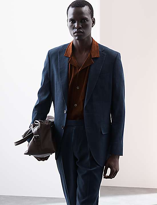 Tailored Striped Longline Waistcoat