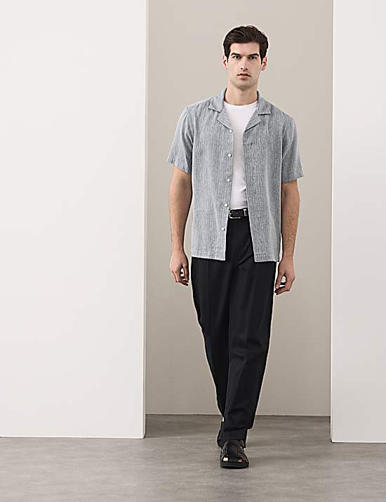 Tailored Striped Longline Waistcoat