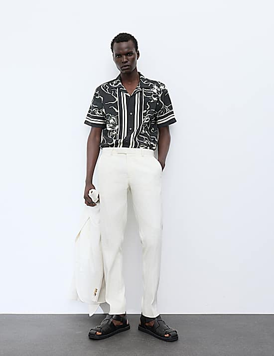 Tailored Striped Longline Waistcoat