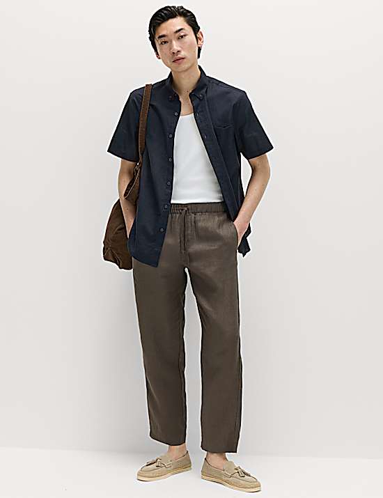 Tailored Striped Longline Waistcoat