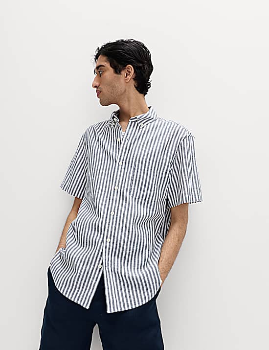 Tailored Striped Longline Waistcoat
