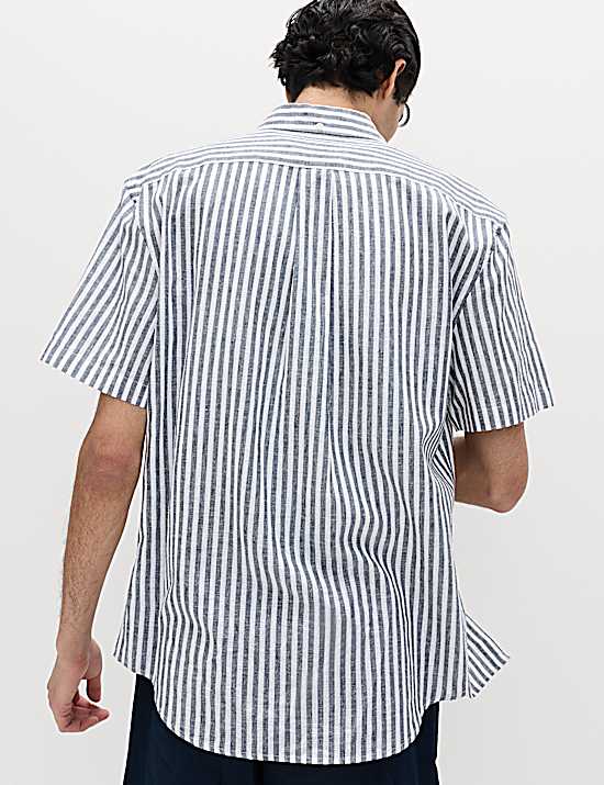 Tailored Striped Longline Waistcoat