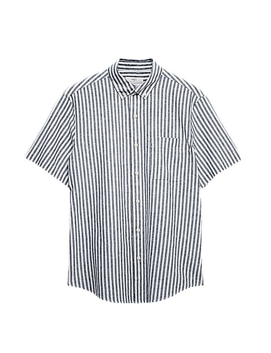 Tailored Striped Longline Waistcoat