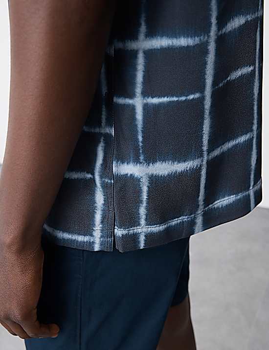 Tailored Striped Longline Waistcoat