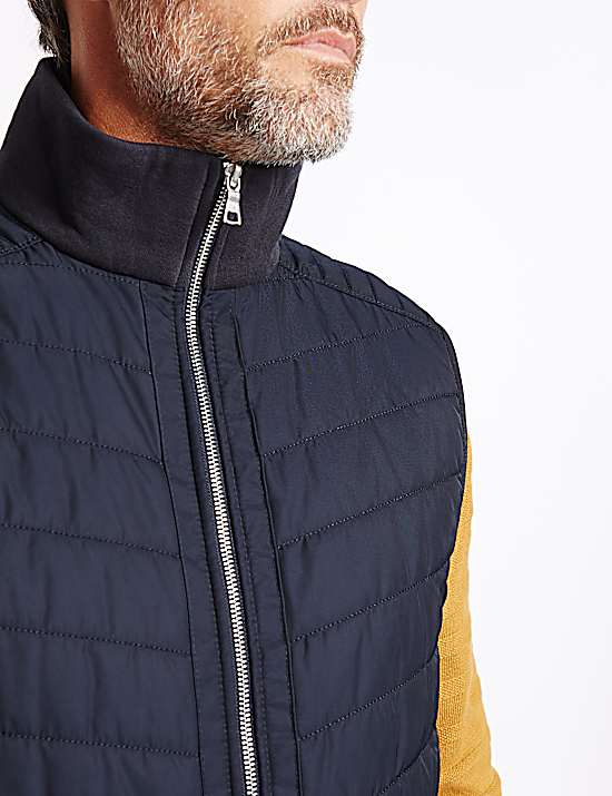 Tailored Striped Longline Waistcoat