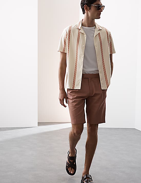 Tailored Striped Longline Waistcoat