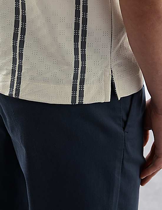 Tailored Striped Longline Waistcoat
